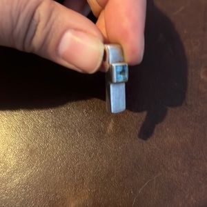 Authentic Aquamarine Sterling Silver pendant